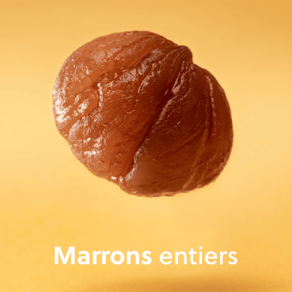 Ballotin marrons glacés pliés OR 500g - Confiserie Azuréenne